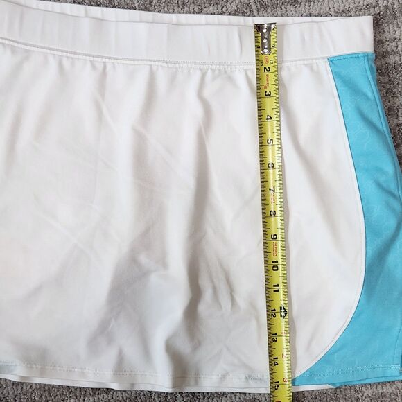 Under Armour Women's Performance Tennis Skort White Blue Size XL - Picture 4 of 10